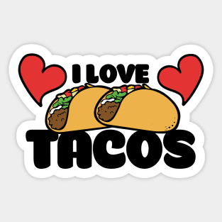 I love tacos Sticker